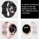 little meatball Fitness Tracker Smartwatch for Women, 1.27 Inch, 400+ Watch Faces, Calls, Female Health Tracking, 70+ Sport Modes, Heart Rate Monitor, iPhone & Android Compatible (Starlight) - Image 8