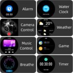 Tiwain Military Smart Watch for Men, 120+ Sport Modes 1.39" Full Screen Tactical watches Rugged for Android Phones iPhone Compatible Fitness Tracker Heart Rate Sleep Monitor Pedometer - Image 7