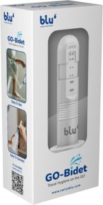 blu GO Bidet – High Pressure Handheld Travel Bidet – Compact Water Jet for Personal Hygiene, Gentle Care for Women, Men. Your Shattaf for on the Go. Stay fresh & Feel Confident Wherever Life Takes You