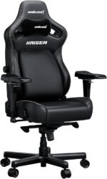 Anda Seat Kaiser 4 XL Gaming Chair - Elegant black PVC