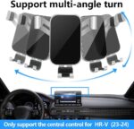 LUNQIN Car Phone Holder for Honda HRV HR-V 2023 2024 2025 LX Sport EX-L Auto Interior Accessories Best Cell Phones Mount Cellphone Mobile Cradle Charging Navigation Bracket Screen Stand Accessory - Image 5