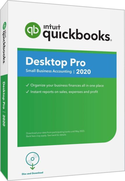Intuit QuickBooks Desktop PRO USA Edition – 1 User (Sales Tax Module)
