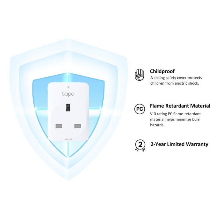 Tapo Smart Plug Wi-Fi Outlet, Works with Amazon Alexa & Google Home,Max 10A Wireless Smart Socket, Device Sharing, No Energy Monitoring, Alexa Plug, No Hub Required,Tapo P100(4-pack)(package may vary) - Image 7