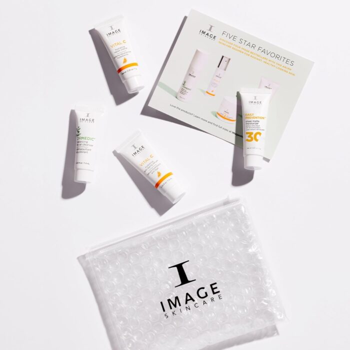 IMAGE Skincare Five Star Favorites Gift Set, 4 Step Regimen for Brighter, Healthier Looking Skin, Travel Size Holiday Beauty Gift for Women - Image 5