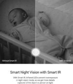 EZVIZ C6N Baby Monitor Security Camera, 1080p WiFi Camera, Surveillance Camera CCTV for Home with Night Vision, 360° Coverage Smart Tracking, Motion Detection, Two-Way Audio, H.264, Works With Alexa - Image 4