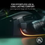 Razer Basilisk V3 Customizable Ergonomic Gaming Mouse: Fastest Mouse Switch, Chroma RGB Lighting 26K DPI Optical Sensor 11 Programmable Buttons HyperScroll Tilt Wheel - Classic Black - Image 6