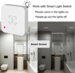 UanTii Tuya Smart Human Presence Sensor Wifi Radar Detector With Luminance Sensor Human Body PIR Sensor For Smart Home Smart Life App Control (Wifi version) - Image 3