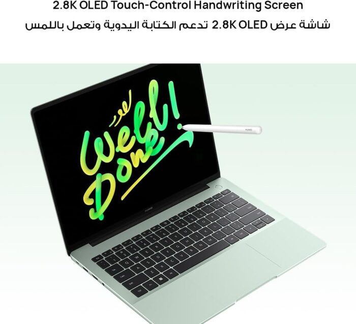 HUAWEI Matebook 14, 14.2" 2.8K Laptop OLED Touch-Control Handwriting Display, Ultra-Slim Design, Intel Core Ultra U7 Processor, 19-Hour Continuous Video Playback, 16GB+1TB, Window 11 Home, Green - Image 2