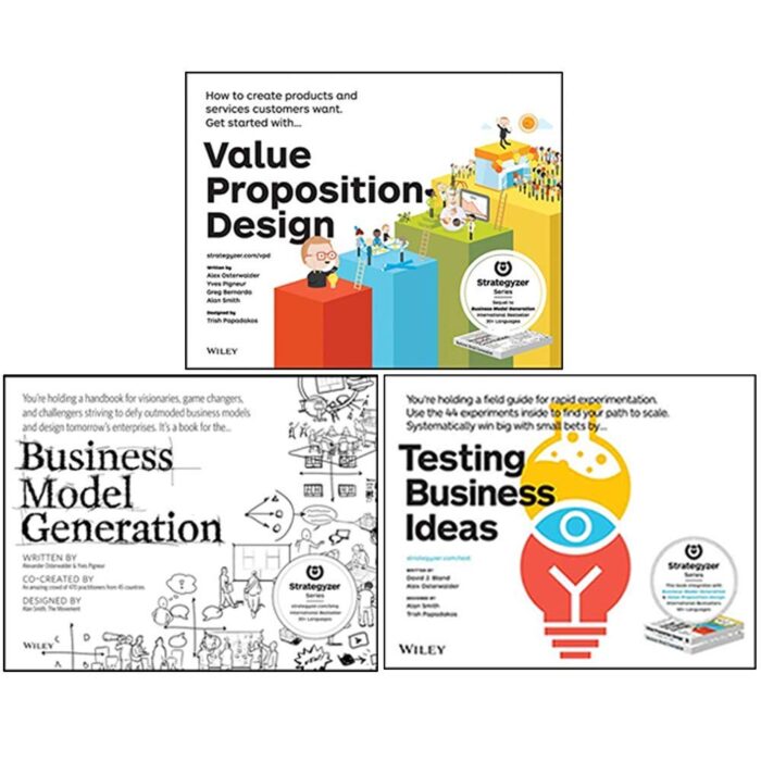Alexander Osterwalder 3 Books Collection Set (Value Proposition Design, Business Model Generation, Testing Business Ideas) - Image 4