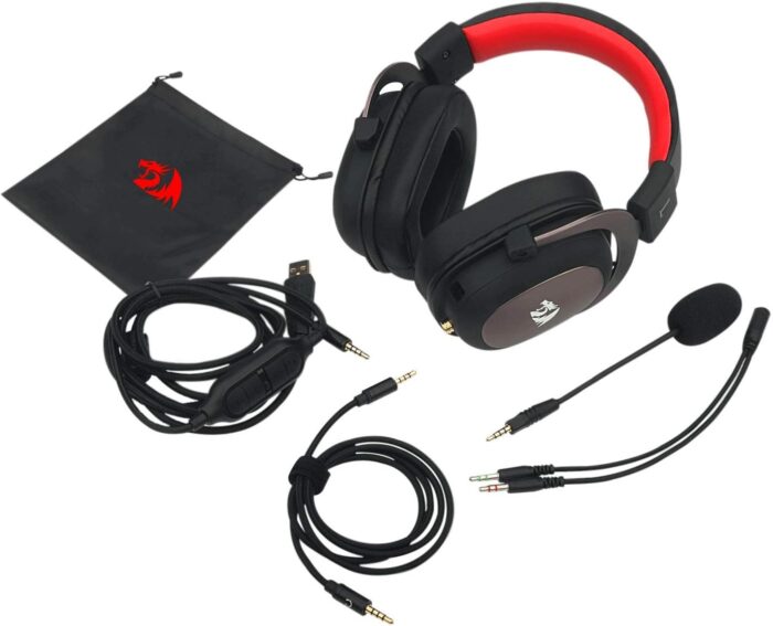Redragon H510 ZEUs Wired Gaming Headset - 7.1 Surround Sound - Memory Foam Ear Pads - 53mm Drivers - Detachable Microphone - Multi Platforms Headphone - Works With Pc, Ps4/3 & Xbox One/Series X, Ns - Image 7