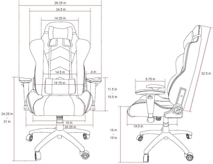 AROZZI INIZIO GAMING CHAIR - FABRIC - BLUE - Image 8