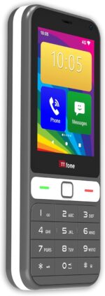 TTfone TT280 – Simple 4G Dual SIM Bar Phone with Android, 2.8" Touchscreen Pay As You Go Smartphone (with USB Cable) - Image 2