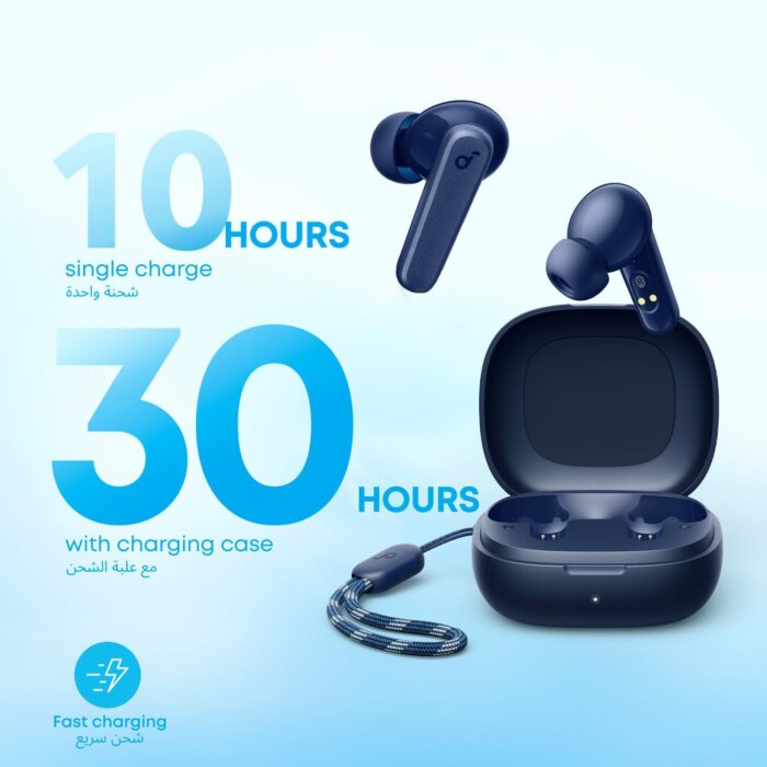 soundcore Anker P20i Bluetooth Earphones, 10mm Drivers with Big Bass True Wireless Earbuds, Bluetooth 5.3, 30H Playtime, IPX5, 2 Mics for AI Clear Calls, 22 Preset EQs, Customization via App - Image 5