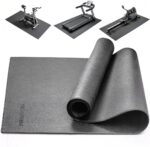 PROIRON Exercise Equipment Mat Bike Bicycle Trainer Floor Protector Mat High Density Fitness Gym Mat for Fitness & Exercise Equipment - Available in 3 Size Options