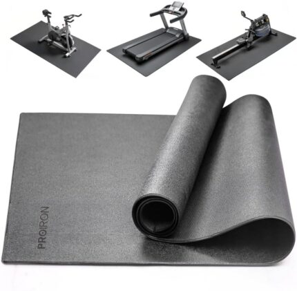 PROIRON Exercise Equipment Mat Bike Bicycle Trainer Floor Protector Mat High Density Fitness Gym Mat for Fitness & Exercise Equipment – Available in 3 Size Options