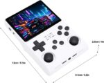 Retro Gaming Console, Handheld Game Console 3.5 Inch 640x480 Screen, Retro Video Game Console 256GB Memory 30000 Games Built in 45 Emulator (White) - Image 6