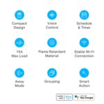 Kasa Smart - 15A Ultra Mini Plug, Smart Home Wi-Fi Plug Works with Alexa, Google Home and IFTTT, No Hub Required, UL Certified, 2.4G WiFi Only, 2-Pack (EP10P2) - Image 3
