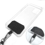 Mobile phone lanyard, universal mobile phone lanyard, with adjustable nylon neck strap, mobile phone tether belt, compatible with most smartphones, (Not including phone case)(Black) - Image 2