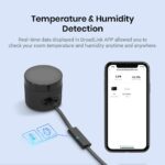 BroadLink RM4 mini Smart Remote and Sensor Cable Set RM4 mini S, Universal IR Remote Control Hub with Temperature Humidity Monitor USB Cable, Compatible with Alexa, Google Home, IFTTT - Image 2