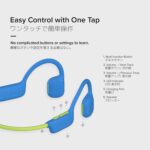 OAXIS myFirst Headphones Airwaves Open-Ear Air Conduction Wireless Headphones for Kids with Safe Listening and Long Battery Life (Blue) - Image 8