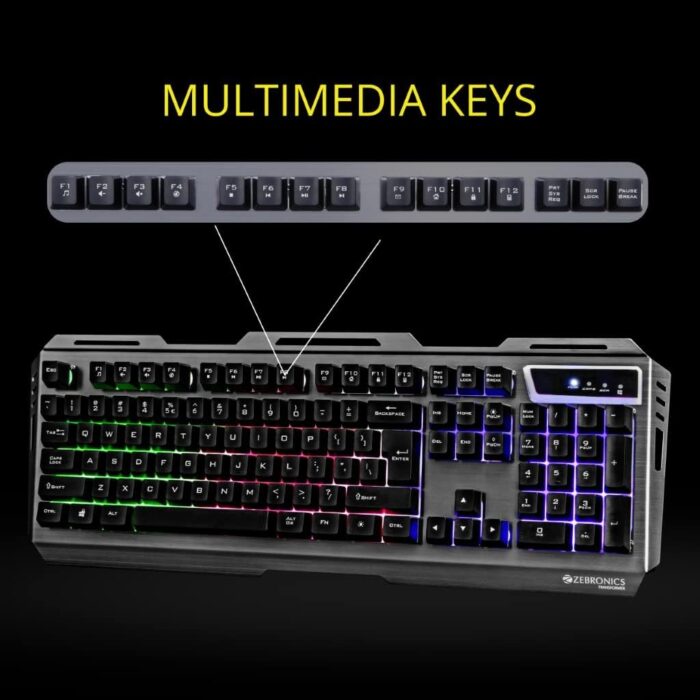Zebronics Zeb-Transformer Gaming Keyboard and Mouse Combo (USB, Braided Cable) - Image 5