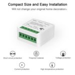 Sanofuturion WiFi Smart Switch Module, Mini DIY Breaker Module, Compatible with Tuya/Smart Life, Alexa, Google Home, Fits Behind Rocker Wall Switch, Support 1/2 Way Switch,Need Neutral Wire (1Pack) - Image 9