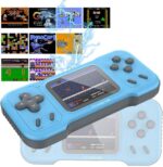 Azonee Handheld Retro Game Console for Kids Adults, , Built-in 500 Games, 3.0" FT HD Color Screen, AV Output, Dual 3D Joysticks, Protable Video Game Console as Gift for Birthday