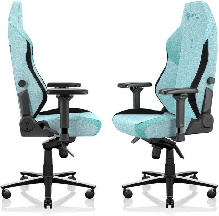 Secretlab Titan Evo Mint Green Gaming Chair - Reclining - Ergonomic & Comfortable Computer Chair with 4D Armrests - Magnetic Head Pillow & 4-Way Lumbar Support - Small - Green - Fabric - Image 4