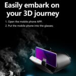 Annadue VR Virtual Reality VR Headset 3D Glasses, Anti Blue 3D Headset VR Virtual Reality Glasses VR Goggles for TV Movies Video, Support 5-7 inch Smartphone - Image 3