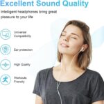 Type C Headphones Wired - USB - C Wired Earphones with Mic & Volume Control, Noise Cancelling Headset Compatible for iPhone 16/15 Pro Max, iPad, Galaxy S25/S24/S23/S22/Ultra Note 10/20, Pixel 7/6/5/4 - Image 8