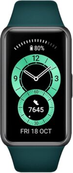 Huawei Band 6, All-Day Spo2 Monitoring, 1.47" Fullview Display, 2-Week Battery Life, Fast Charging, Heart Rate Monitoring, Sleep Tracking, 96 Workout Modes, Message Reminder - Forest Green - Image 2