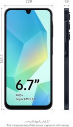 Samsung Galaxy A16 5G (Blue Black, 4GB RAM, 128GB Storage) | Super AMOLED | 50MP Triple Camera | 5000mAh Battery | IP54 | NFC | 6 OS Upgrades | International Version - Image 3