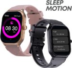 Faster Nerv Watch 2- HD Display 2.01 Inches Smart Watches for Men and Women- Bluetooth Calling Heart Rate Blood Pressure Sleep Health Monitor- Fitness Tracker Smart Watch for Men and Women (Pink) - Image 4