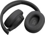 JBL Tune 720BT Wireless Over-Ear Headphones, Pure Bass Sound, Bluetooth 5.3, 76H Battery, Hands-Free Call, Multi-Point Connection, Foldable, Detachable Audio Cable - Black, JBLT720BTBLK - Image 6