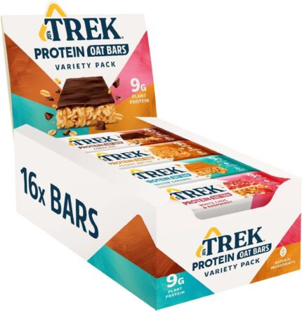 Trek Protein Oat Bar Variety Pack 16 x 50g bars