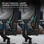 Secretlab Titan Evo Fortnite Battle Bus Gaming Chair - Reclining, Ergonomic, Comfortable Computer Chair with 4D Armrests, Headrest & Lumbar Support - Regular - Purple/Blue - Leatherette - Image 6