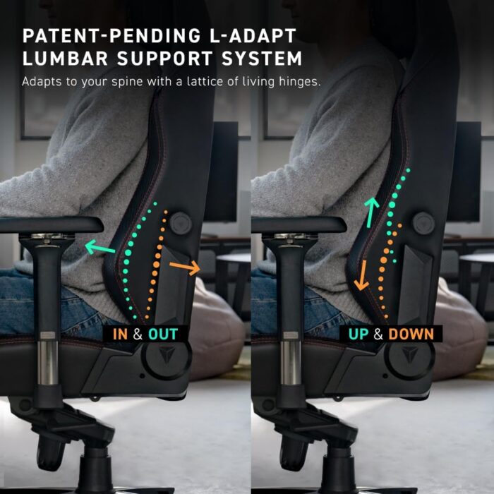 Secretlab Titan Evo Fortnite Battle Bus Gaming Chair - Reclining, Ergonomic, Comfortable Computer Chair with 4D Armrests, Headrest & Lumbar Support - Regular - Purple/Blue - Leatherette - Image 6