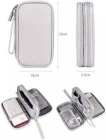 Portable Electronic Accessories Bag Organizer, Travel Gadgets Storage Case Pouch Cable Organizer compatible for Charger USB Cables SD Memory Cards Earphone Flash Hard Drive Phone Power Bank - Image 2