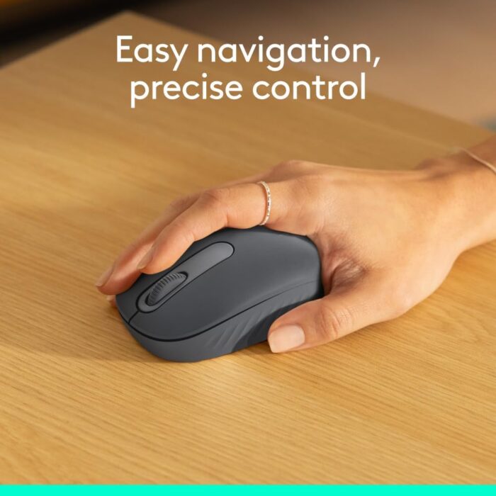 Logitech M196 Bluetooth Wireless Mouse, Compact and Portable Mouse for Laptops, Tablets and More, 12-Month Battery, Smooth Tracking, Compatible With PC and Mac, Windows and macOS - Graphite - Image 6