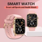 DMG 1.91" Smart Watch for Men Women(Receive & Dial), 100+ Sports Modes Fitness Tracker with Heart Rate/SpO2/Blood Pressure/Sleep Monitor, Step Calorie Counter, IP68 Water Resistant Smartwatches (Pink) - Image 2