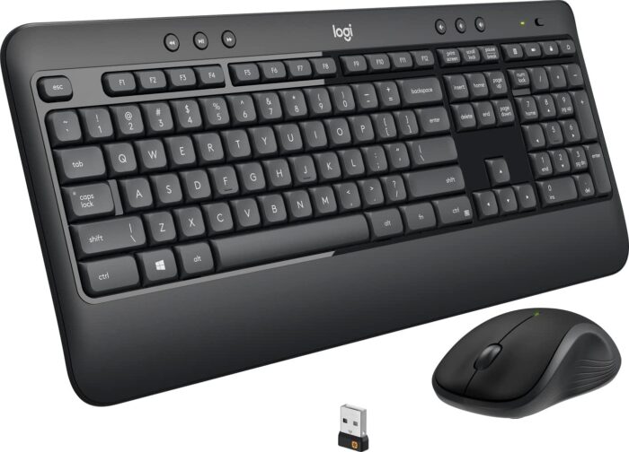 Logitech MK540 Full-Size Advanced Wireless Scissor Keyboard & Mouse Bundle Black