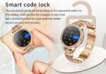 Smart Watches for Women (Answer/Make Call) with Diamonds, 1.3”HD Screen Bluetooth Smartwatch for Android iOS Phones, IP68 Waterproof Fitness Activity Trackers with Heart Rate/SpO2/BP/Sleep Monitor - Image 7