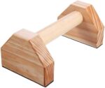 N/F 1 Pair Parallettes Gymnastics Calisthenics Handstand Bar Wooden Fitness Exercise Tools Training Gear Push-Ups Double Rod Stand - Image 4