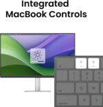 BenQ MA270U 27” 4K 3840x2160 Monitor for MacBook® Pro/Air, Dual USB-C, 90W Power Delivery, Mac Color Match, USB Hub, Brightness & Volume Control on Mac, Height & Tilt Adjustable Stand, P3 Color Gamut - Image 4