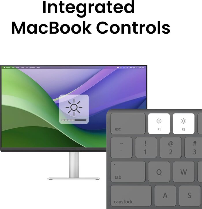 BenQ MA270U 27” 4K 3840x2160 Monitor for MacBook® Pro/Air, Dual USB-C, 90W Power Delivery, Mac Color Match, USB Hub, Brightness & Volume Control on Mac, Height & Tilt Adjustable Stand, P3 Color Gamut - Image 4