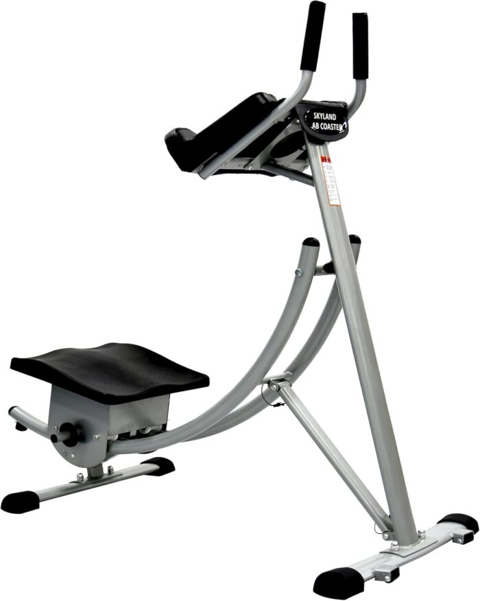 SKY LAND Ab Coaster Abs Trainer – Home Gym Fitness Equipment for Targeting Upper & Lower Abs, Weight Loss, and Core Strengthening with Ergonomic Design for Effective Abdominal Muscle Workout