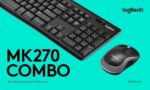 Logitech MK270 Wireless Keyboard and Mouse Combo for Windows, 2.4 GHz Wireless, Compact Wireless Mouse, 8 Multimedia and Shortcut Keys, 2-Year Battery Life, PC/Laptop, English/Arabic - Image 3