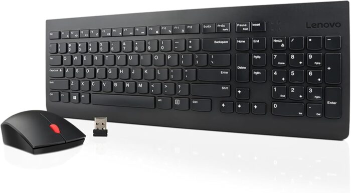 Lenovo 510 Wireless Combo Keyboard with Mouse Combo, GX30N81779, Black