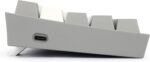 Redragon K617 Fizz 60% Wired RGB Gaming Keyboard - 61 Keys Hot-Swap Compact Mechanical Keyboard with Linear Red Switches, Pro Driver/Software Supported - White/Grey - Image 3