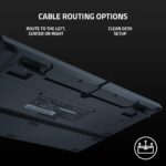 Razer Ornata V3 X Gaming Keyboard: US Layout, Low-Profile Keys, Silent Membrane Switches, UV-Coated Keycaps, Spill Resistant, Chroma RGB Lighting, Ergonomic Wrist Rest - Classic Black - Image 6